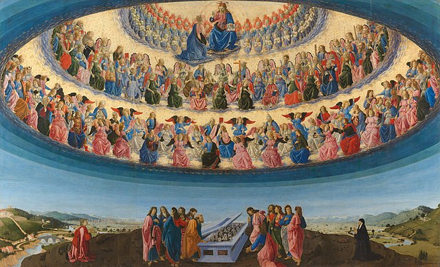 Francesco_Botticini, The Assumption of the Virgin (1475)